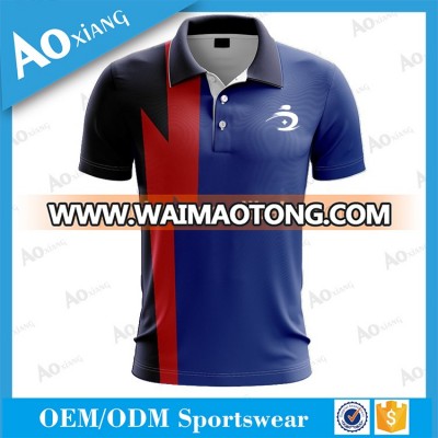 Short Sleeve Style Custom polyester man polo t shirt